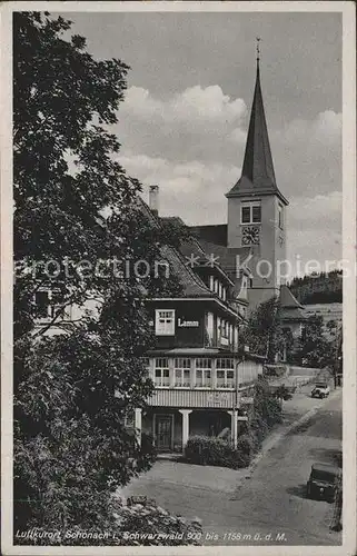 Schonach Schwarzwald Kirche / Schonach im Schwarzwald /Schwarzwald-Baar-Kreis LKR