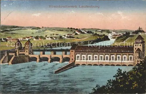 Laufenburg Baden Rheinkraftwerk  / Laufenburg (Baden) /Waldshut LKR