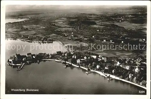 Wasserburg Bodensee Fliegeraufnahme / Wasserburg (Bodensee) /Lindau LKR