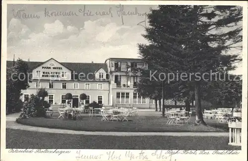 Boltenhagen Ostseebad Park-Hotel Roloffs / Ostseebad Boltenhagen /Nordwestmecklenburg LKR