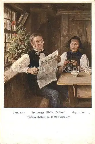 Freiburg Breisgau aelteste Zeitung / Freiburg im Breisgau /Breisgau-Hochschwarzwald LKR