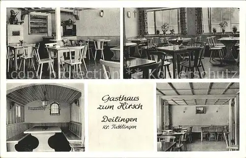 Deilingen Gasthaus zum Hirsch / Deilingen /Tuttlingen LKR