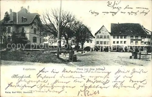 Messkirch Forsthaus Platz vor dem Adler / Messkirch /Sigmaringen LKR