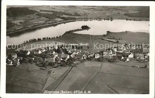 Illmensee Fliegeraufnahme Gasthaus-Pension zum Seehof / Illmensee /Sigmaringen LKR