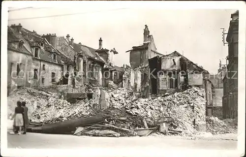 Melun Seine et Marne Grande Rue Saint Etienne Les Ruines Truemmer 1. Weltkrieg / Melun /Arrond. de Melun