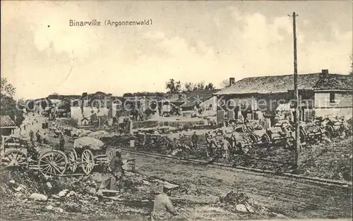Binarville Ruines du Grande Guerre Truemmer 1. Weltkrieg / Binarville /Arrond. de Sainte-Menehould