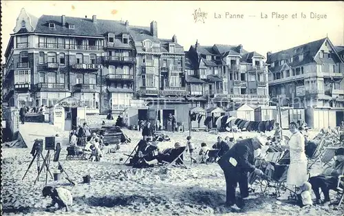 La Panne Alpes-Maritimes La Plage et la Digue / La Panne /Arrond. de Nice
