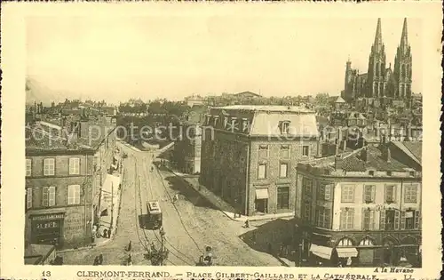 Clermont-Ferrand Place Gilbert Gaillard et la Cathedrale / Clermont-Ferrand /Arrond. de Clermont-Ferrand