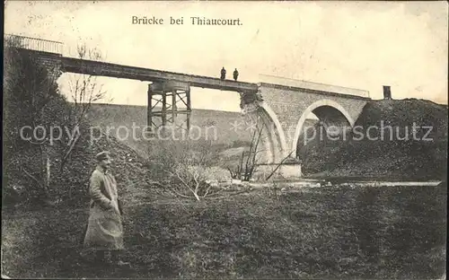 Thiaucourt-Regnieville Bruecke 1. Weltkrieg / Thiaucourt-Regnieville /Arrond. de Toul