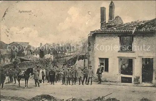 Apremont-la-Foret Truemmer 1. Weltkrieg / Saint-Mihiel /Arrond. de Commercy