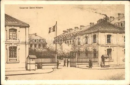 Saint-Hilaire Grenoble Caserne Militaire Dessin / Saint-Hilaire /Arrond. de Grenoble