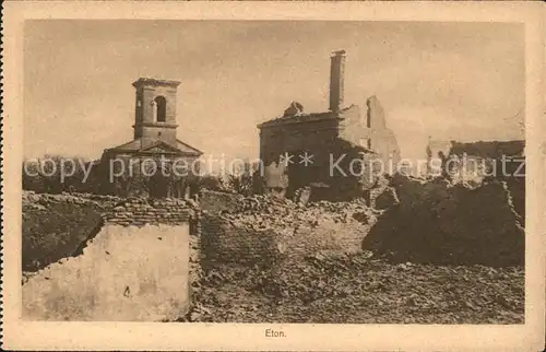 Eton Meuse Ruines Grande Guerre Truemmer 1. Weltkrieg / Eton /Arrond. de Verdun