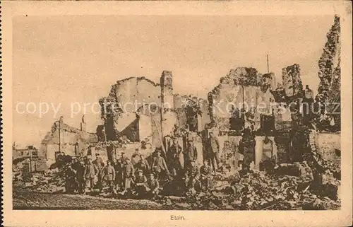 Eton Meuse Ruines Grande Guerre Truemmer 1. Weltkrieg / Eton /Arrond. de Verdun