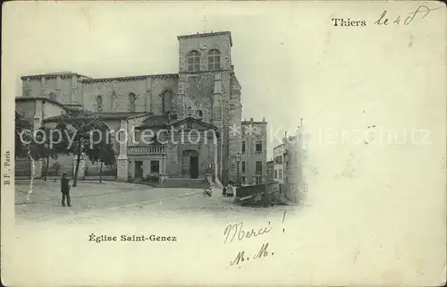 Thiers Eglise Saint Genez / Thiers /Arrond. de Thiers