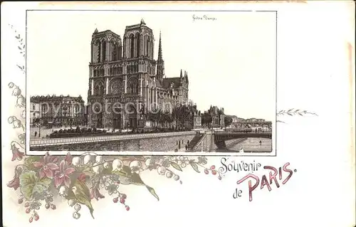 Paris Cathedrale Notre Dame / Paris /Arrond. de Paris