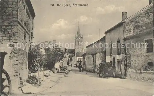 Saint-Souplet Vue partielle Eglise / Saint-Souplet /Arrond. de Cambrai