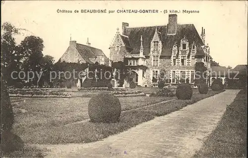 Fromentieres Mayenne Chateau de Beaubigne par Chateau Gontier / Fromentieres /Arrond. de Chateau-Gontier
