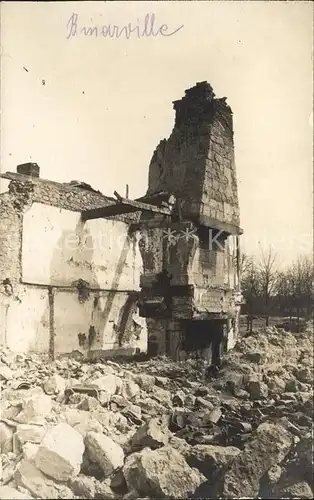 Binarville Ruines Grande Guerre Truemmer 1. Weltkrieg / Binarville /Arrond. de Sainte-Menehould