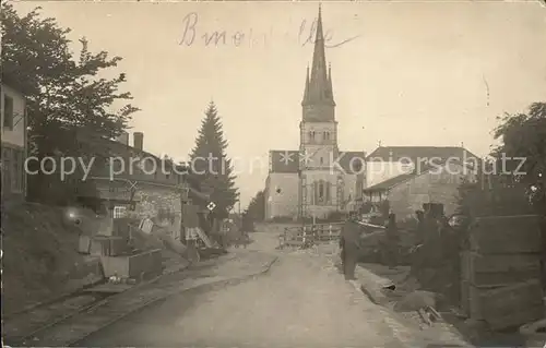 Binarville Partie an der Kirche / Binarville /Arrond. de Sainte-Menehould