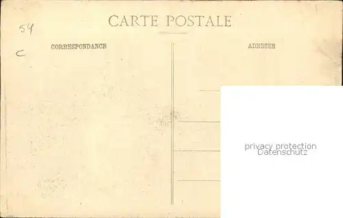 Luneville Grande Guerre 1914 Ruines Sous Prefecture Tr?mmer 1. Weltkrieg / Luneville /Arrond. de Luneville