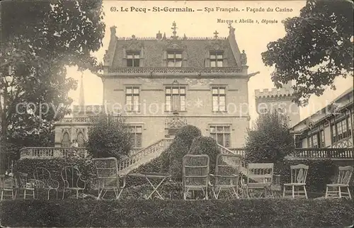 Le Pecq Spa Francais Facade du Casino / Le Pecq /Arrond. de Saint-Germain-en-Laye