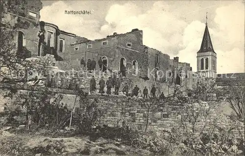 Hattonchatel Ruines Grande Guerre Truemmer 1. Weltkrieg Nr. 192 / Vigneulles-les-Hattonchatel /Arrond. de Commercy