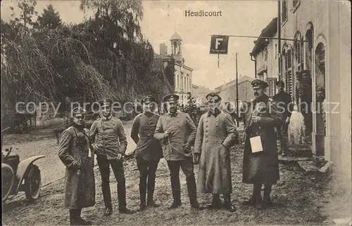 Heudicourt-sous-les-Cotes Militaer 1. Weltkrieg Grande Guerre / Heudicourt-sous-les-Cotes /Arrond. de Commercy