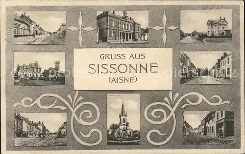 Sissonne Aisne Teilansichten Gebaeude Kirche / Sissonne /Arrond. de Laon