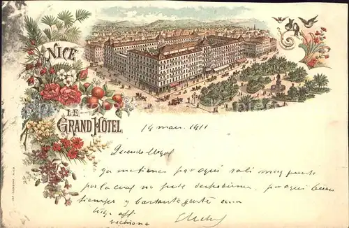Nice Alpes Maritimes Grand Hotel / Nice /Arrond. de Nice