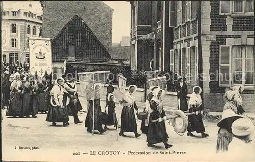 Le Crotoy Procession de Saint Pierre / Le Crotoy /Arrond. d Abbeville