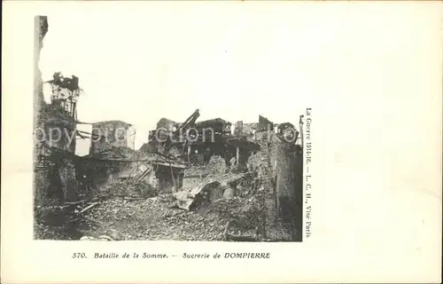 Dompierre-sur-Authie Bataille Sucrerie / Dompierre-sur-Authie /Arrond. d Abbeville