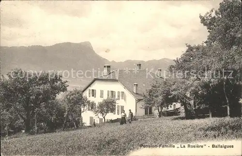 Ballaigues Pension-Famille La Rosiere / Ballaigues /Bz. Orbe