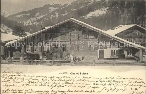 Les Moulins VD Chalet Suisse / Les Moulins VD /Bz. Pays-d Enhaut