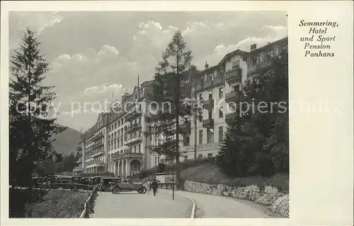 Semmering Niederoesterreich Hotel und Sport Pension Panhans / Semmering /Niederoesterreich-Sued