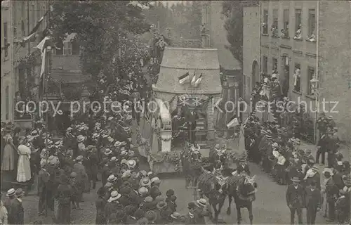 Esch-Sur-Alzette Historisch-Allegorischer Festung Die ersten Schmieden und Huetten / Esch-Sur-Alzette /