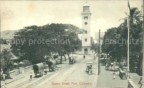 Colombo Ceylon Sri Lanka Queen Street Fort / Colombo /