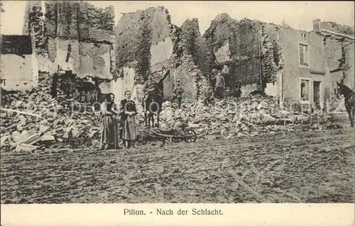 Pillon Nach der Schlacht / Pillon /Arrond. de Verdun