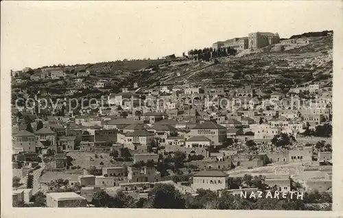 Nazareth Israel Blick ueber die Stadt / Nazareth Illit /