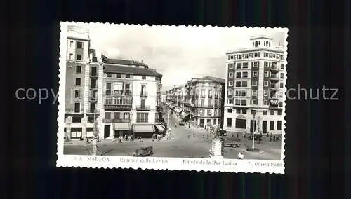 Malaga Andalucia Entrada Calle Larios / Malaga /