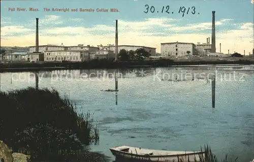 Fall River Massachusetts Arkwright and Barnaby Cotton Mills / Fall River /