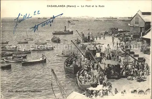 Casablanca Port et la Rade Bateaux / Casablanca /