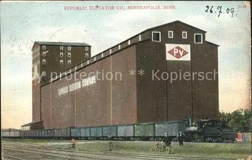Minneapolis Minnesota Republic Elevator Co Railway / Minneapolis /