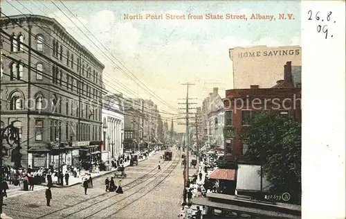 Albany New York North Pearl Street from State Street / Albany /