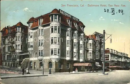 San Francisco California Baltimore Hotel Van Ness Avenue / San Francisco /