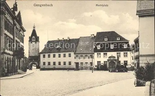 Gengenbach Marktplatz / Gengenbach Schwarzwald /Ortenaukreis LKR