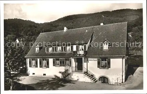 Sehringen Gasthaus zum gruenen Baum / Badenweiler /Breisgau-Hochschwarzwald LKR