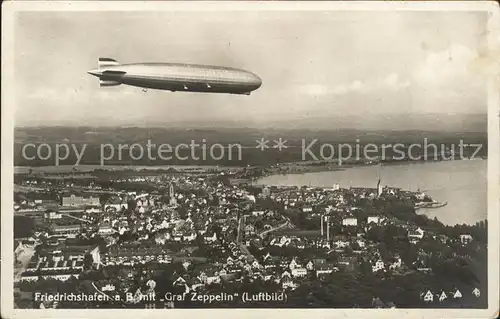 Friedrichshafen Bodensee Graf Zeppelin Fliegeraufnahme / Friedrichshafen /Bodenseekreis LKR