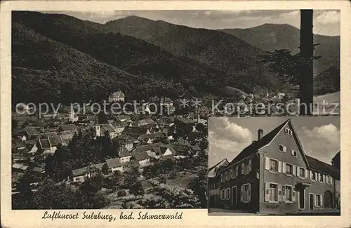 Sulzburg Gasthaus zum wilden Mann Alfrd Guetle / Sulzburg /Breisgau-Hochschwarzwald LKR