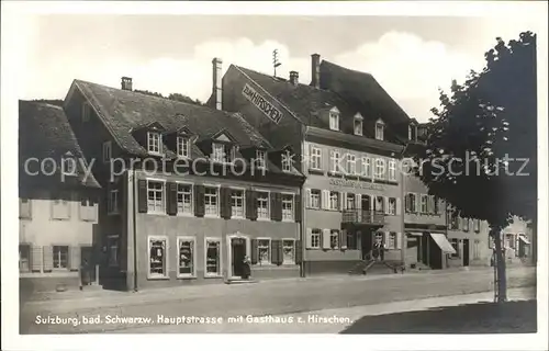 Sulzburg Hauptstrasse Gasthaus zum Hirschen / Sulzburg /Breisgau-Hochschwarzwald LKR