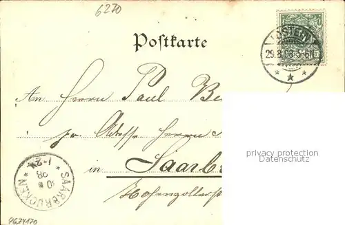Idstein Postamt Stadthaus / Idstein /Rheingau-Taunus-Kreis LKR